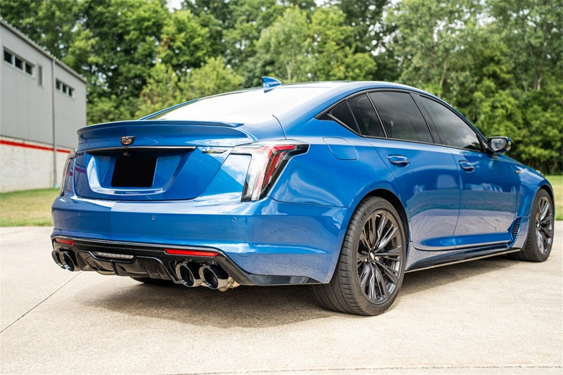 CORSA Performance 21322BLK - COR21322BLK - Corsa 22-25 Caddy CT5-V Blackwing 3in Axle-Back - Act. Exh. - Dual Rear Exit - Twin 4.5in Tips - Blk - Shipped in Europe - Tuningsupply.com