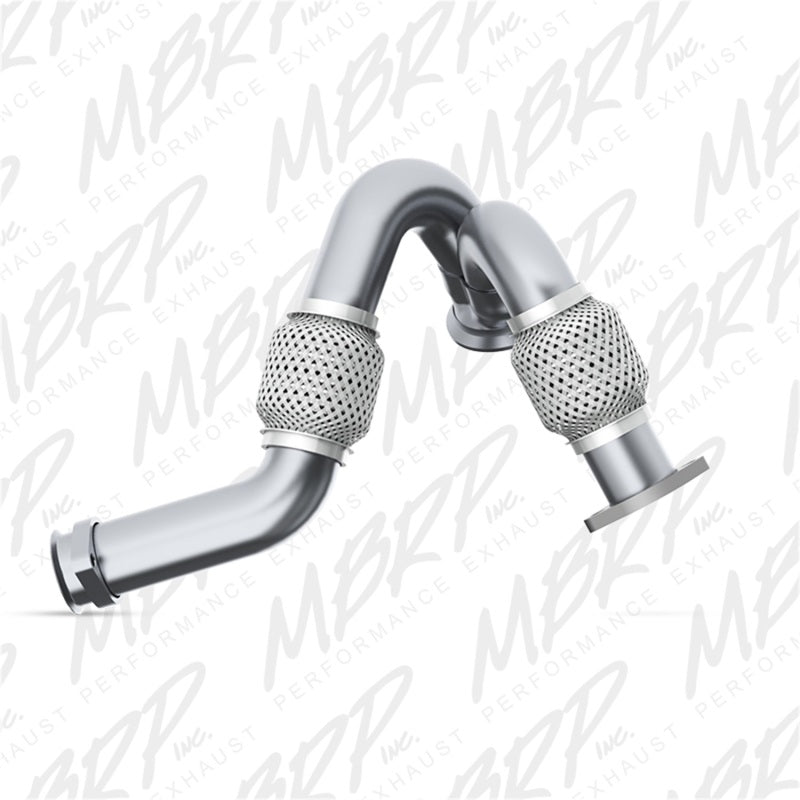 MBRP PFAL2313 - MBRPFAL2313 - MBRP Ford Powerstroke 6.0L Dual Up Pipe Kit - Shipped in Europe - Tuningsupply.com
