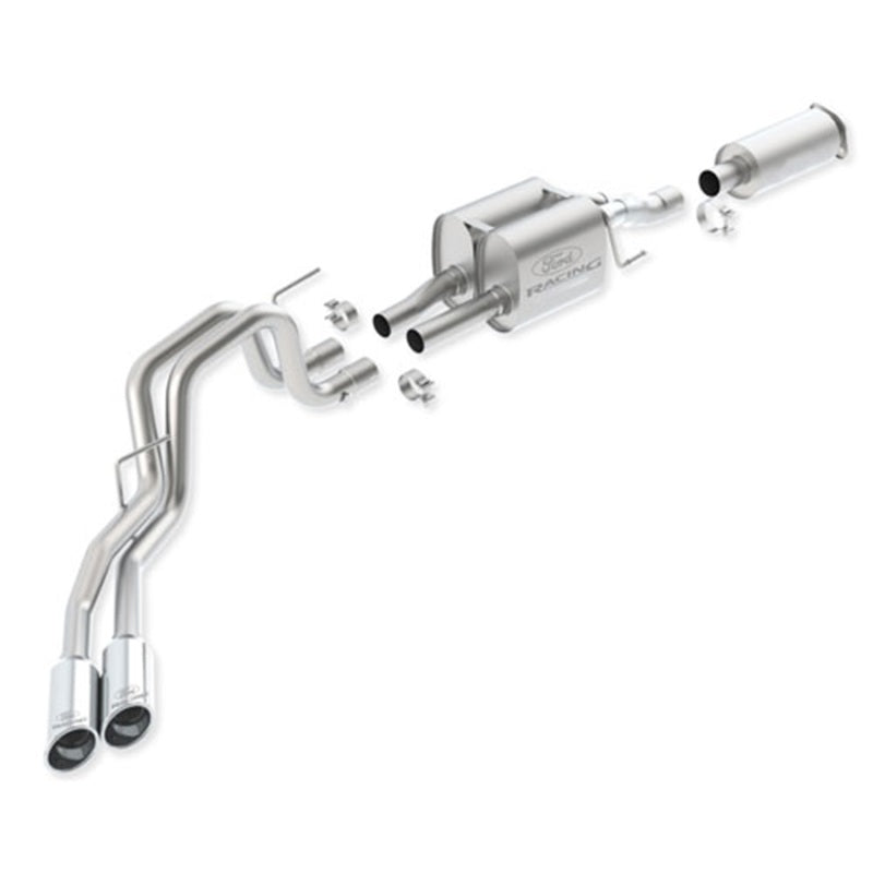 Ford Racing - FRPM-5200-F15R145C - Ford Racing 2011-2014 F-150 SVT Raptor 6.2L Cat-Back Touring Exhaust System 145-inch WB - Shipped in Europe - Tuningsupply.com