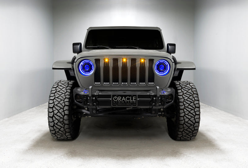 ORACLE Lighting 5839-504-B - ORL5839-504-B - Oracle Oculus Bi-LED Projector Headlights for Jeep JL/Gladiator JT - w/ Simple Controller - Shipped in Europe - Tuningsupply.com