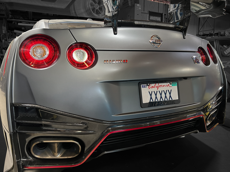 GReddy 21112001 - GRE21112001 - GReddy Total Tune Up License Plate Frame - Black Out - Shipped in Europe - Tuningsupply.com