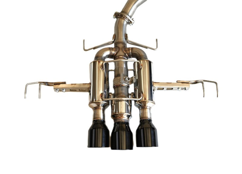 Invidia HS22CTRFGM3SBL - INVHS22CTRFGM3SBL - Invidia 22+ HONDA CIVIC TYPE-R FL5 R400 SINGLE LAYER BLACK TIP CAT-BACK (NON POLISH PIPE) - Shipped in Europe - Tuningsupply.com