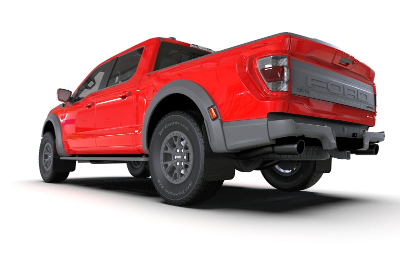 Rally Armor MF73-UR-BLK-RD - RALMF73-UR-BLK-RD - Rally Armor 21-25 Ford F-150 Raptor Gen 3 Black UR Mud Flap w/Red Logo - Shipped in Europe - Tuningsupply.com