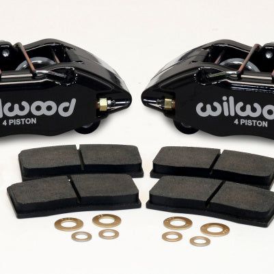 Wilwood 140-13029 - WIL140-13029 - Wilwood DPHA Front Caliper & Pad Kit Black Honda / Acura w/ 262mm OE Rotor - Shipped in Europe - Tuningsupply.com
