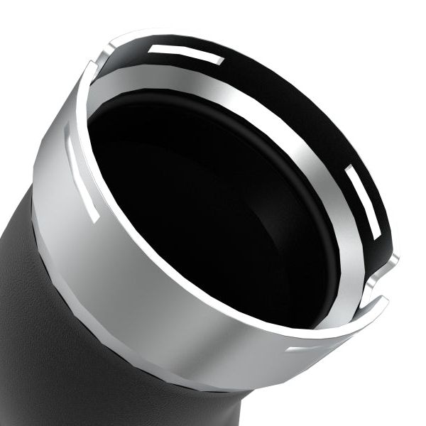 aFe 46-20444-B - AFE46-20444-B - aFe BladeRunner Black 3in Aluminum Charge Pipe Kit 20-21 GM Diesel Trucks V8-6.6L (td) L5P - Shipped in Europe - Tuningsupply.com