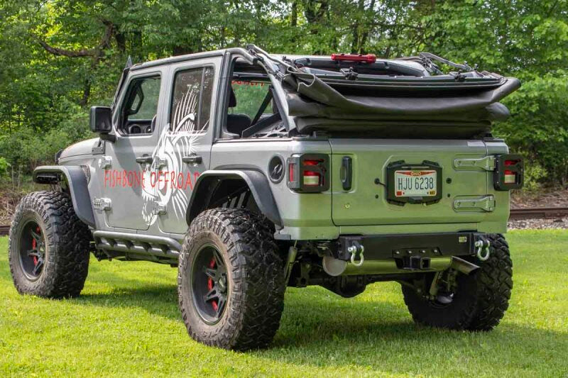 Fishbone Offroad FB22179 - FBOFB22179 - Fishbone Offroad For 2018+ Jeep Wrangler JL Rear Bumper Delete - Shipped in Europe - Tuningsupply.com