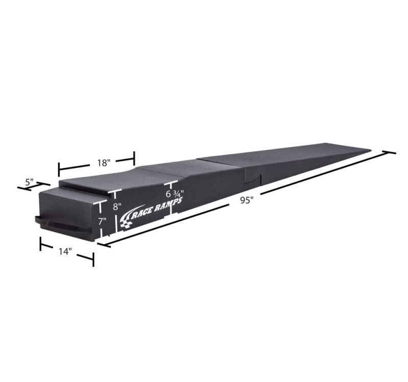 Race Ramps RR-TR-9-FLP - RRPRR-TR-9-FLP - Race Ramps 9in. Trailer Ramps w/ Flap Cutout - Shipped in Europe - Tuningsupply.com