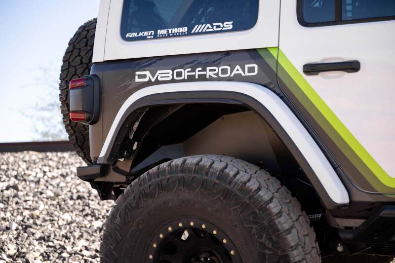 DV8 Offroad INFEND-06RB - DVEINFEND-06RB - DV8 Offroad 18-24 Jeep Wrangler JL Rear Inner Fenders - Shipped in Europe - Tuningsupply.com
