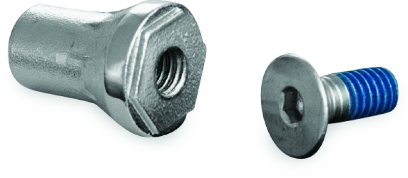 Kuryakyn 4376 - KUR4376 - Kuryakyn Replacement Tapered Peg Mount With Screw Chrome - Shipped in Europe - Tuningsupply.com