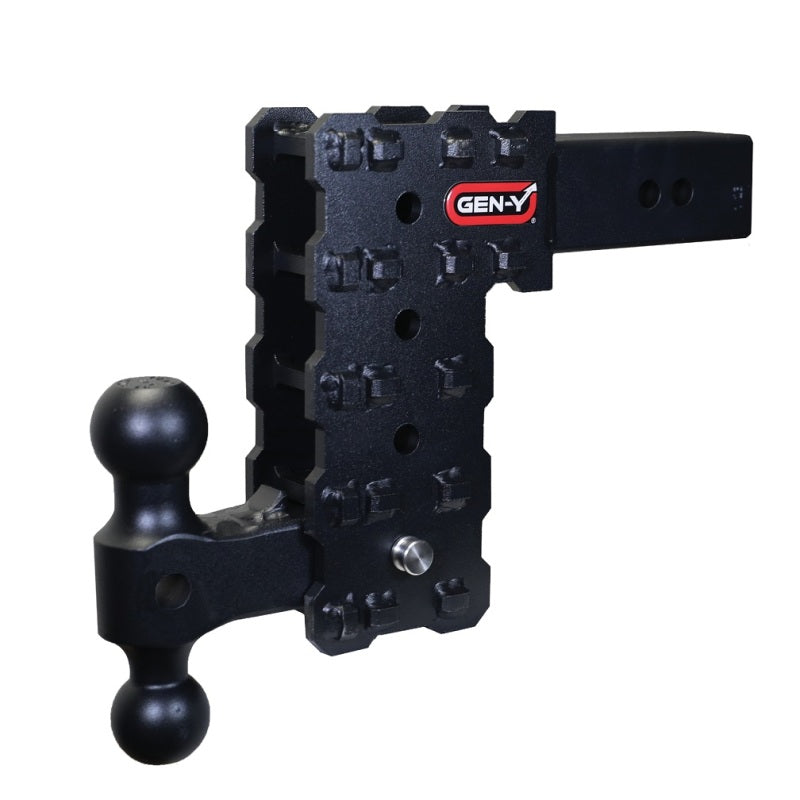 GEN-Y Hitch GH-2414X - GENGH-2414X - Gen-Y Phantom-X 2.5in Solid Shank 7.5in Drop 1.6K TW 16K Hitch w/GH-051 Dual-Ball - Shipped in Europe - Tuningsupply.com