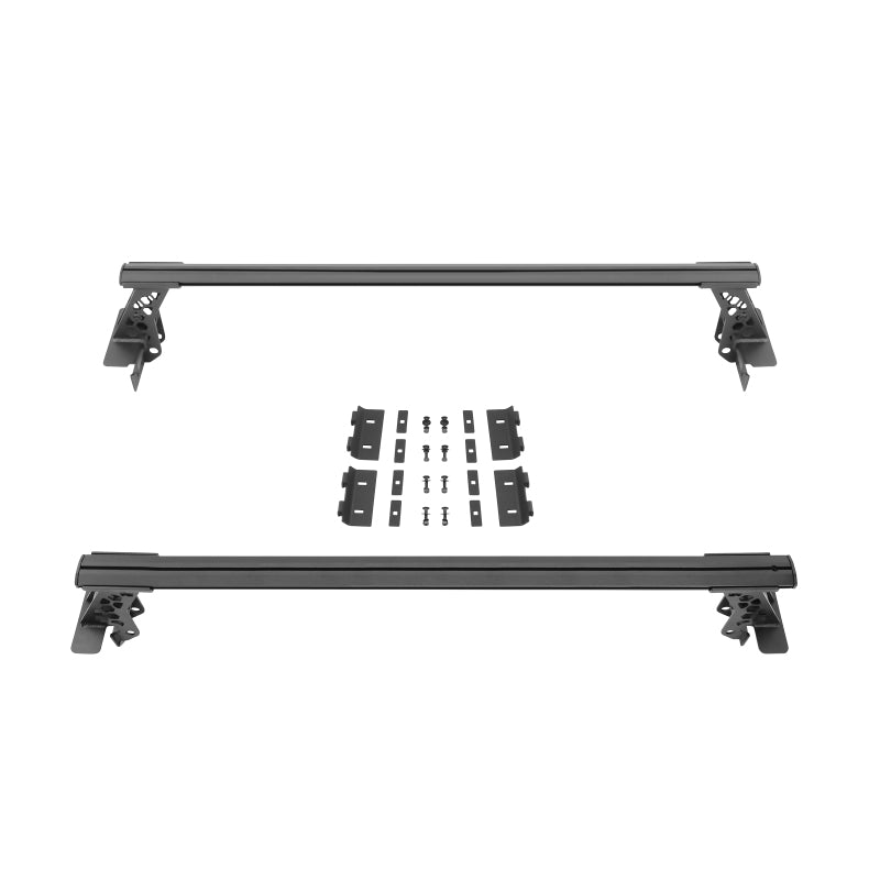 Go Rhino 5935001T - GOR5935001T - Go Rhino 15-22 Ford F-150 / 19-22 RAM 1500 / 07-21 Toyota Tundra XRS Cross Bars Kit - Tex. Blk - Shipped in Europe - Tuningsupply.com