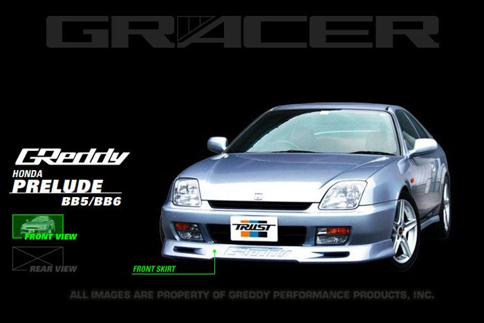 GReddy - GRE17050062 - GReddy 97-01 Honda Prelude Urethane Front Lip Spoiler ** Must ask/call to order** - Shipped in Europe - Tuningsupply.com
