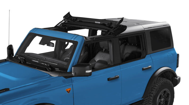 Bestop 52461-17 - BES52461-17 - Bestop 21-26 Bronco Bronco Raptor 4-Door Sunrider For Hardtop (Premium Black Twill) - Shipped in Europe - Tuningsupply.com