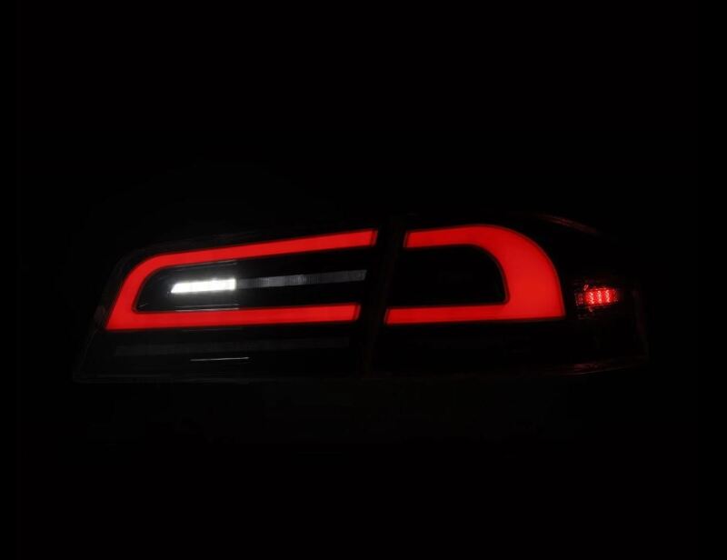 AlphaRex 601120 - ARX601120 - AlphaRex 12-21 Tesla Model S LUXX-Series LED Tail Lights - Black - Shipped in Europe - Tuningsupply.com