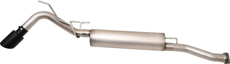 Gibson 618820B - GIB618820B - Gibson 16-22 Toyota Tacoma 3.5L 2.5in Cat-Back Single Exhaust System Stainless - Black Elite - Shipped in Europe - Tuningsupply.com
