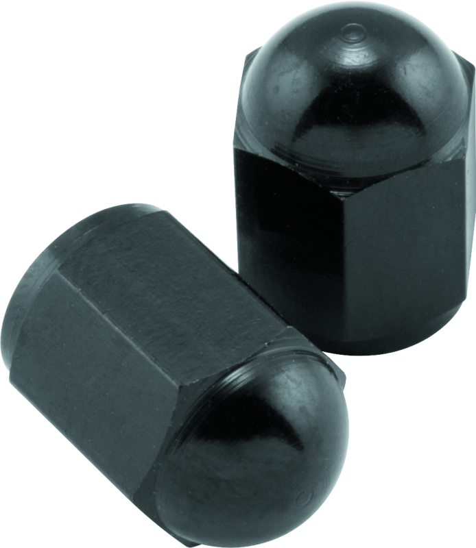 BikeMaster 151688 - BKM151688 - BikeMaster Valve Caps Aluminum (6 Pair) - Black - Shipped in Europe - Tuningsupply.com