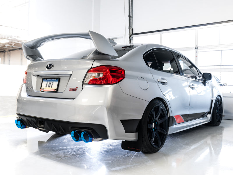 AWE Tuning 3015-49112 - AWE3015-49112 - AWE Tuning 12-14 Subaru WRX STI Touring Edition Exhaust - Vapor Blue Quad Tips - Shipped in Europe - Tuningsupply.com