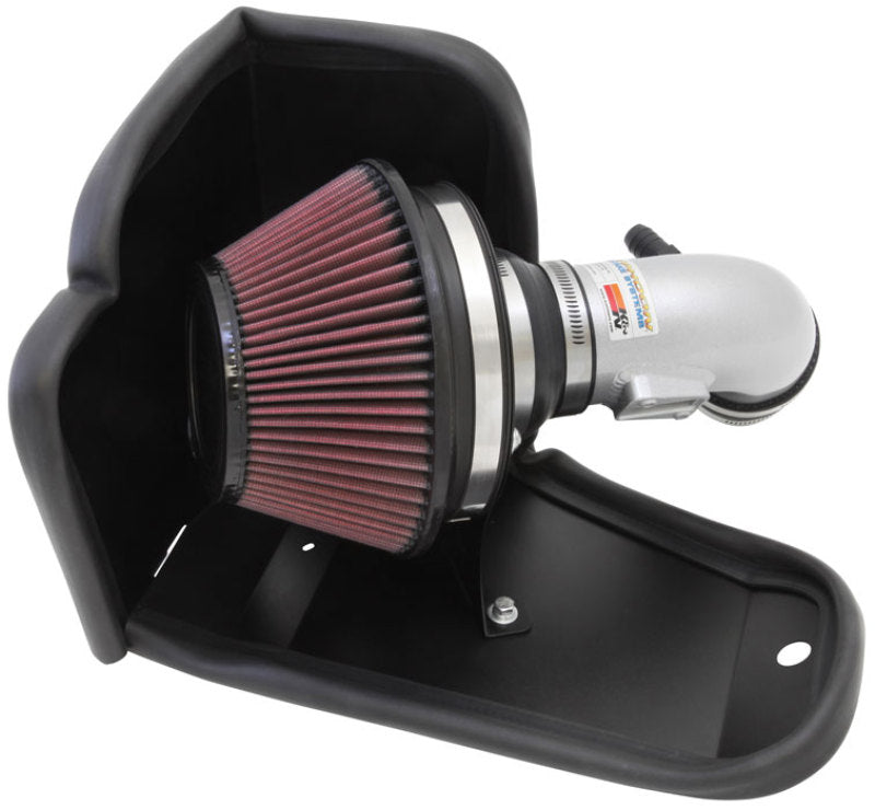 K&N Engineering 69-1020TS - KNN69-1020TS - K&N 12-13 Honda Civic 1.8L L4 Silver Typhoon Intake - Shipped in Europe - Tuningsupply.com