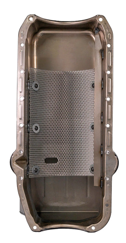 Moroso 20191 - MOR20191 - Moroso Pre-80 Chevrolet Small Block (w/Driver Side Dipstick) Wet Sump 7qt 8.25in Steel Oil Pan -Blk - Shipped in Europe - Tuningsupply.com