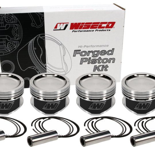 Wiseco K587M89 - WISK587M89 - Wiseco Nissan KA24 Dished 10.5:1 CR 89.0 Piston Shelf Stock Kit - Shipped in Europe - Tuningsupply.com