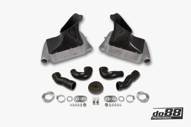 do88 ICM-230-DO88 - DOBICM-230-DO88 - do88 10-12 Porsche 911 Turbo/Turbo S (997.2) MERA Intercooler Kit for do88 Y-Pipe - Shipped in Europe - Tuningsupply.com