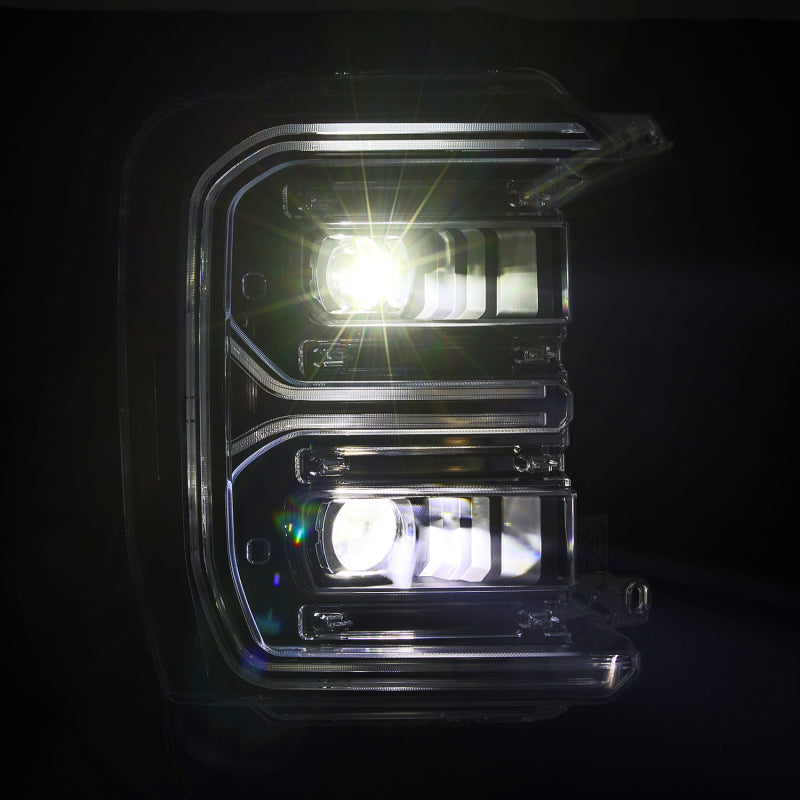 AlphaRex 880909 - ARX880909 - AlphaRex 23-26 Ford F-250 SD LUXX LED Proj Headlights Blk w/Activ Light/Seq Signal/Switchback - Shipped in Europe - Tuningsupply.com
