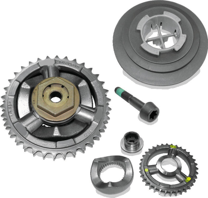 TwinPower 496035 - TWP496035 - Twin Power 07-17 FLH FLT FXST FLST Compensator Sprocket Kit S.E. Style Requires 09 Up Style Rotor - Shipped in Europe - Tuningsupply.com