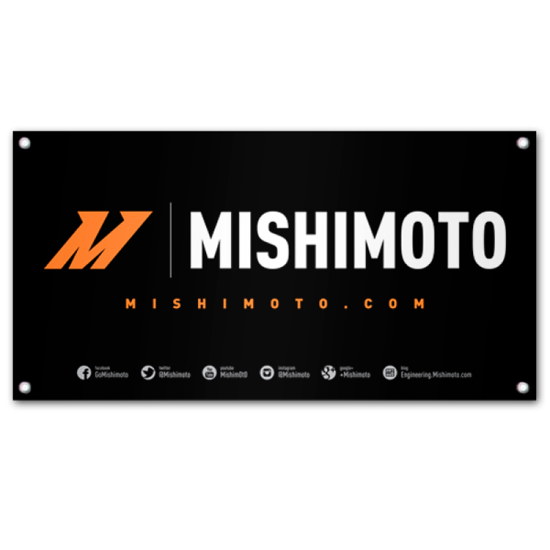 Mishimoto MMPROMO-BANNER-15LG - MISMMPROMO-BANNER-15LG - Mishimoto Promotional Large Vinyl Banner 45x87.5 inches - Shipped in Europe - Tuningsupply.com