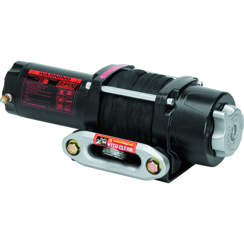 QuadBoss 608703 - QBS608703 - QuadBoss Winch 3500Lb W/Synthetic Rope - Shipped in Europe - Tuningsupply.com
