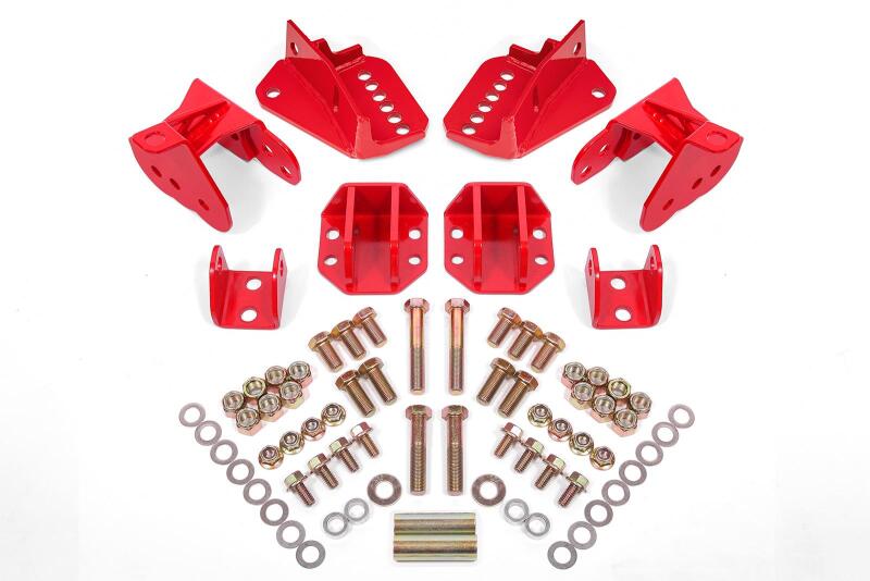 BMR Suspension CCK404R - BMRCCK404R - BMR 64-72 GM A-Body Rear Coilover Conversion Kit - Red - Shipped in Europe - Tuningsupply.com