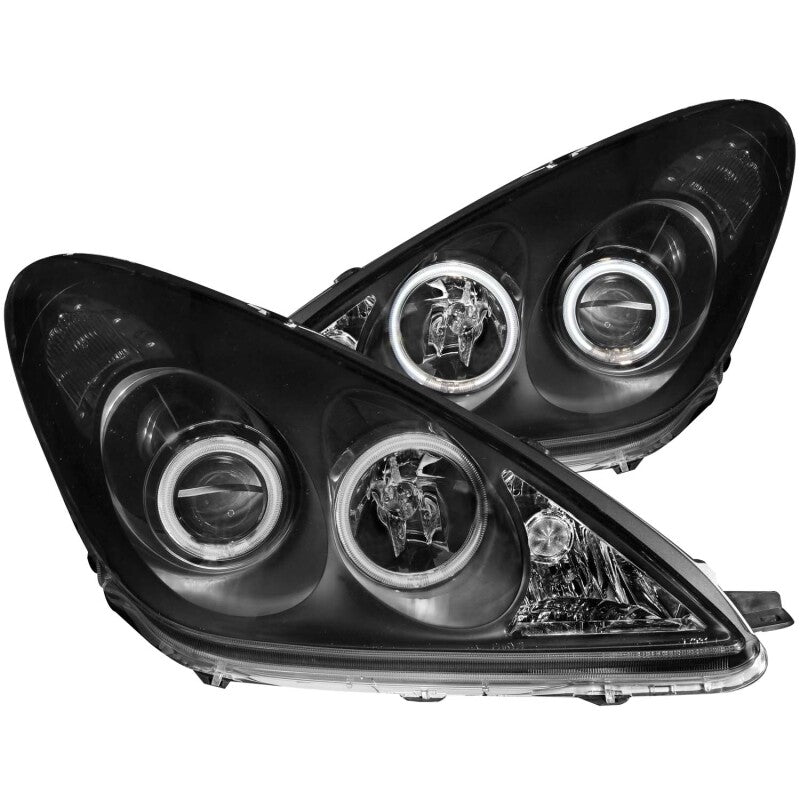 ANZO - ANZ121232 - ANZO 2002-2003 Lexus Es300 Projector Headlights w/ Halo Black - Shipped in Europe - Tuningsupply.com