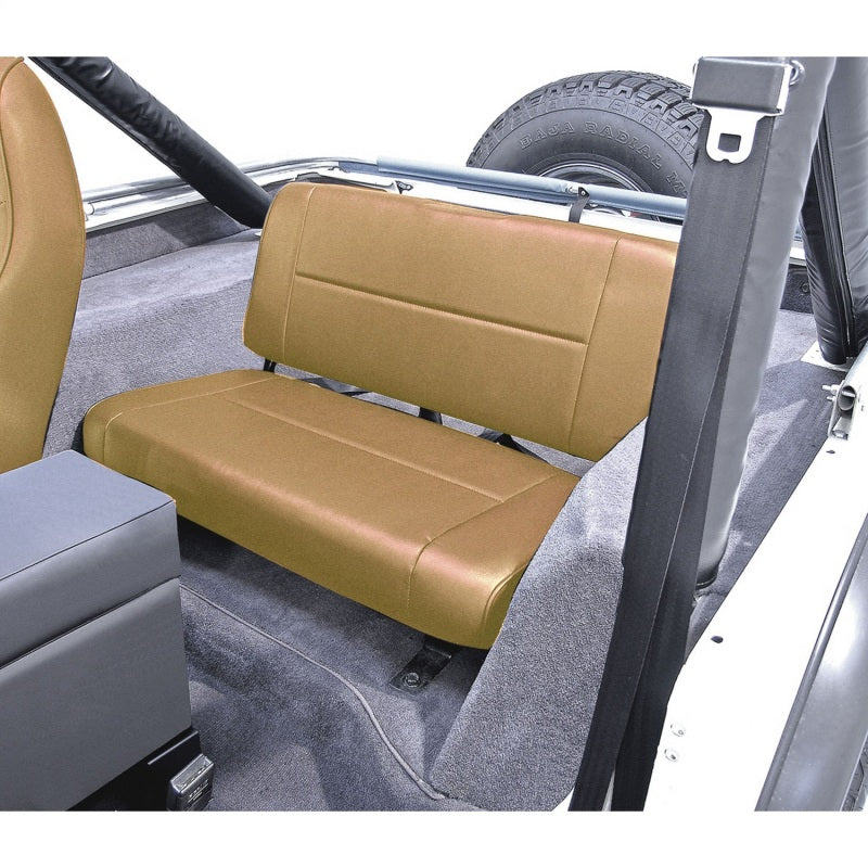 Rugged Ridge - RUG13461.04 - Rugged Ridge Fixed Rear Seat Tan 55-95 Jeep CJ / Jeep Wrangler - Shipped in Europe - Tuningsupply.com