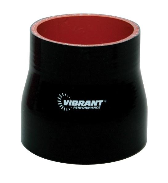 Vibrant 2922 - VIB2922 - Vibrant 4 Ply Aramid Reducer Coupling 1.5in Inlet x 1in Outlet x 3in Length - Black - Shipped in Europe - Tuningsupply.com