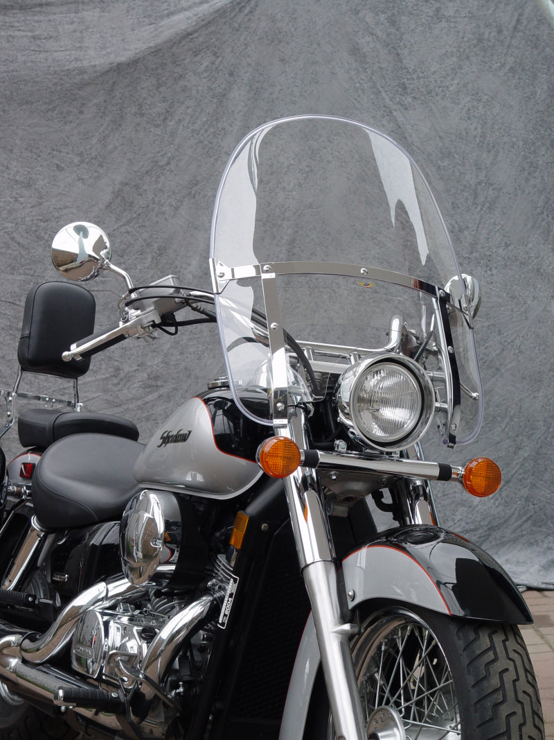 National Cycle N2230 - NATN2230 - National Cycle Heavy Duty Beaded Round Top - Clear - Shipped in Europe - Tuningsupply.com