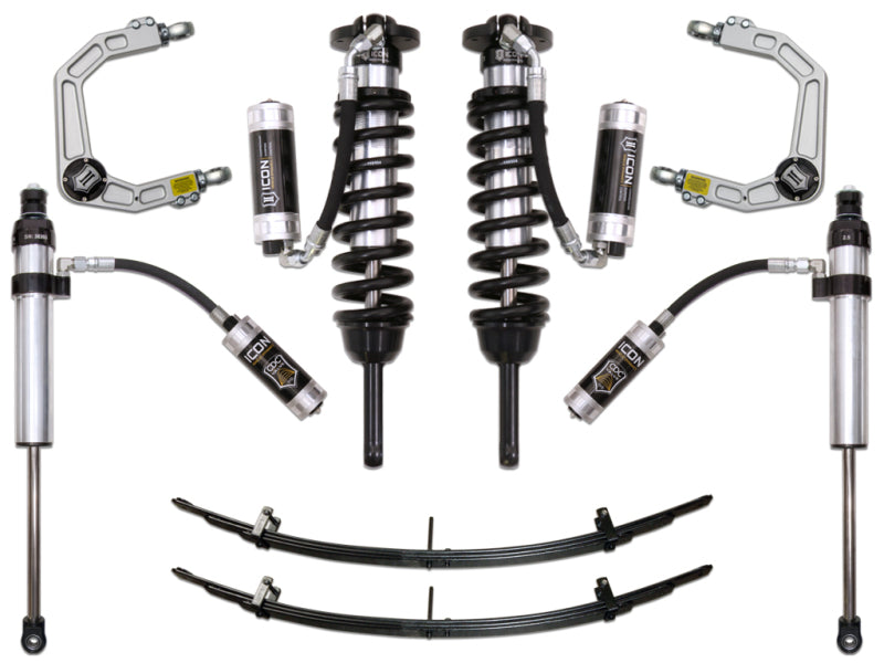 ICON - ICOK53006 - ICON 05-15 Toyota Tacoma 0-3.5in/2016+ Toyota Tacoma 0-2.75in Stg 6 Suspension System w/Billet Uca - Shipped in Europe - Tuningsupply.com
