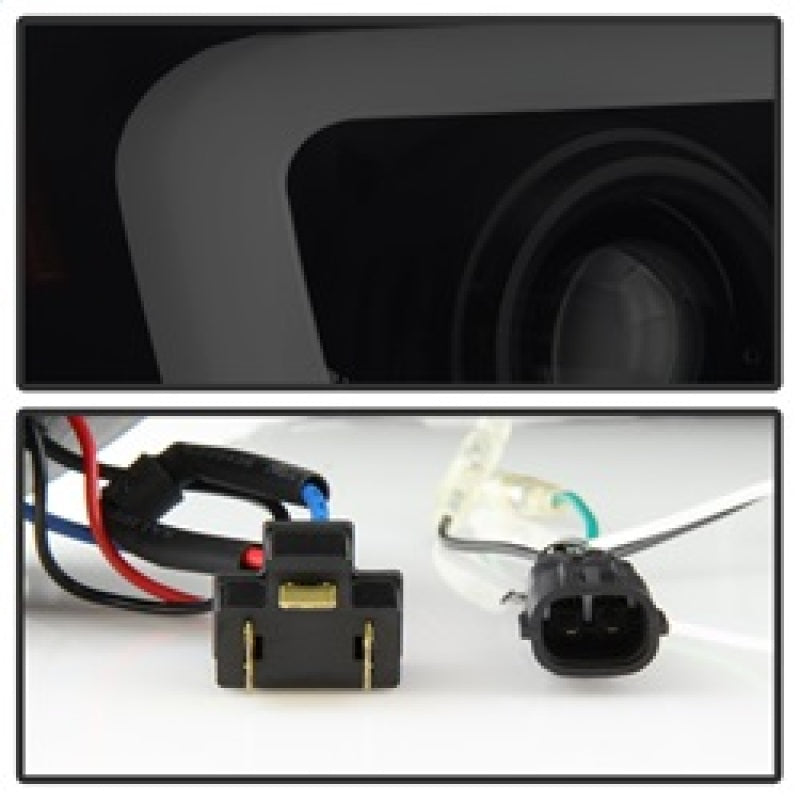 SPYDER 5080165 - SPY5080165 - Spyder Toyota Tundra 2014-2016 Projector Headlights Light Bar DRL Black Smoke PRO-YD-TTU14-DRL-BSM - Shipped in Europe - Tuningsupply.com