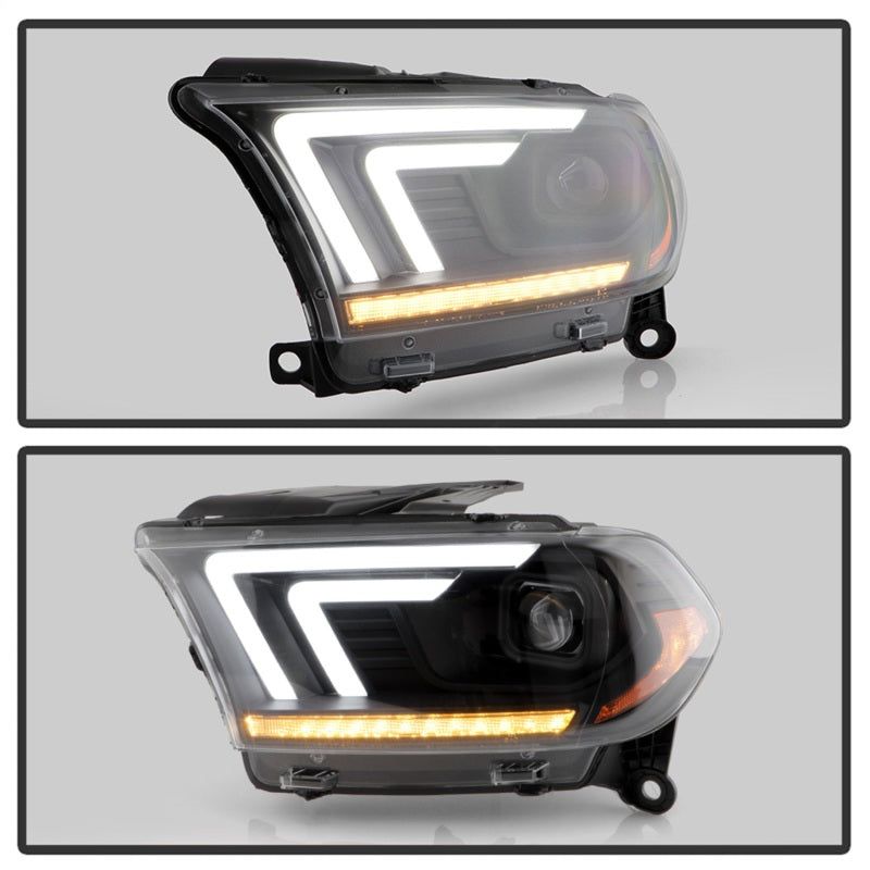 SPYDER 5088284 - SPY5088284 - Spyder Dodge Durango 11-13 Halogen Model Only Projector Headlights - Black PRO-YD-DDU11SI-BK - Shipped in Europe - Tuningsupply.com