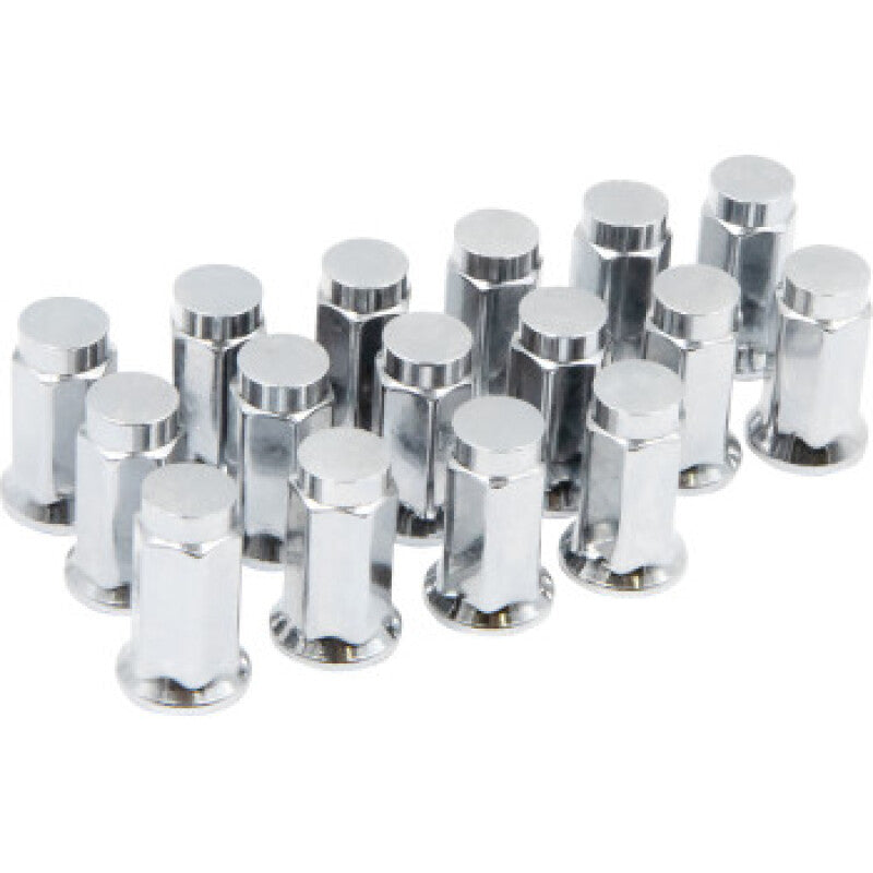 Raceline ALUG15BX - RCLALUG15BX - Raceline Hex/Flat Lug Nuts - 10mm x 1.25/14mm - 16 Pack - Chrome - Shipped in Europe - Tuningsupply.com