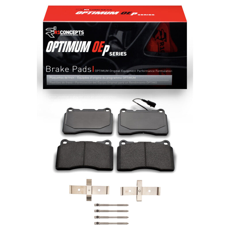 R1 Concepts 2551-1016-01 - RNC2551-1016-01 - R1 2014-2022 Maserati Ghibli Front R1 Optimum OE Pads & Hardware Kit - Shipped in Europe - Tuningsupply.com
