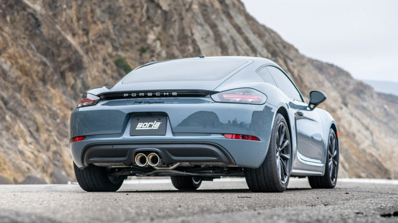 Borla 140817 - BOR140817 - Borla 17-22 Porsche Cayman/Boxster 718 2.0L 4 Cyl. AT/MT RWD 2DR 2.25in S-Type Exhaust - Shipped in Europe - Tuningsupply.com
