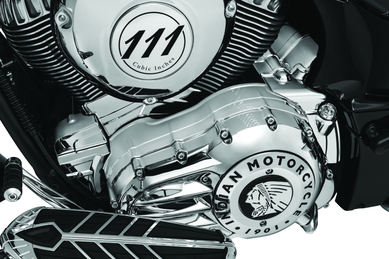 Kuryakyn 5644 - KUR5644 - Kuryakyn Rear Oil Panel Accent Chrome Indian - Shipped in Europe - Tuningsupply.com