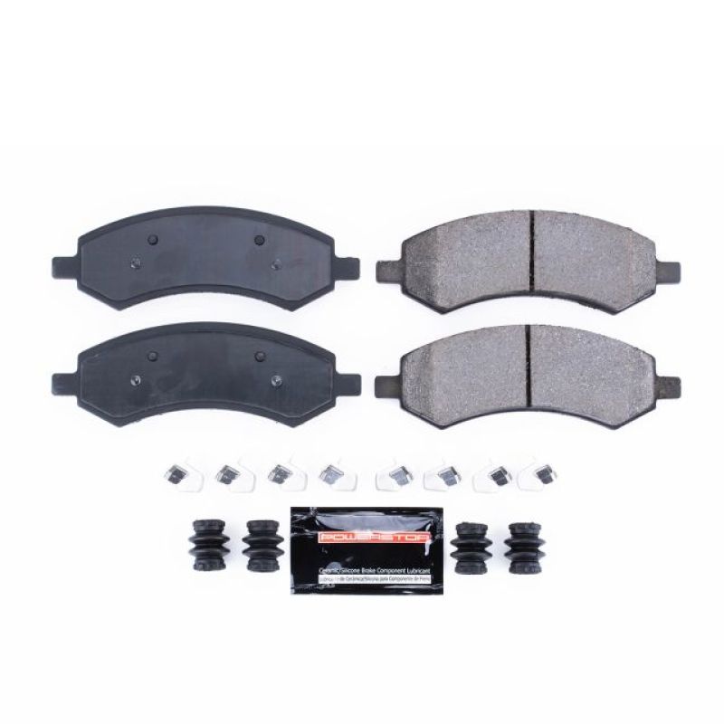 PowerStop Z23-1084 - PSBZ23-1084 - Power Stop 07-09 Chrysler Aspen Front Z23 Evolution Sport Brake Pads w/Hardware - Shipped in Europe - Tuningsupply.com