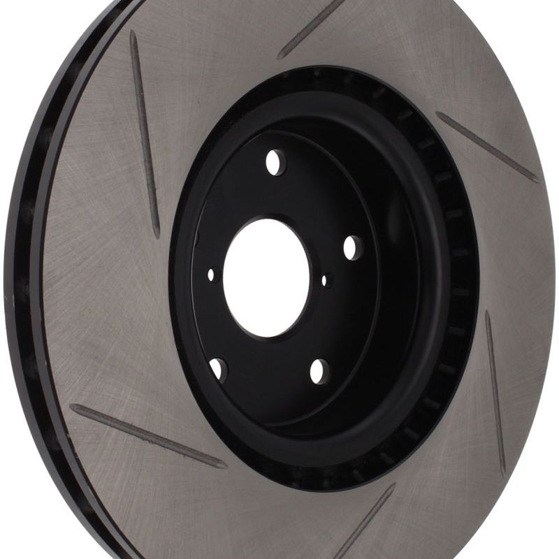 Stoptech 126.47022SL - STO126.47022SL - StopTech Power Slot 05-08 STi Front Left Slotted Rotor - Shipped in Europe - Tuningsupply.com