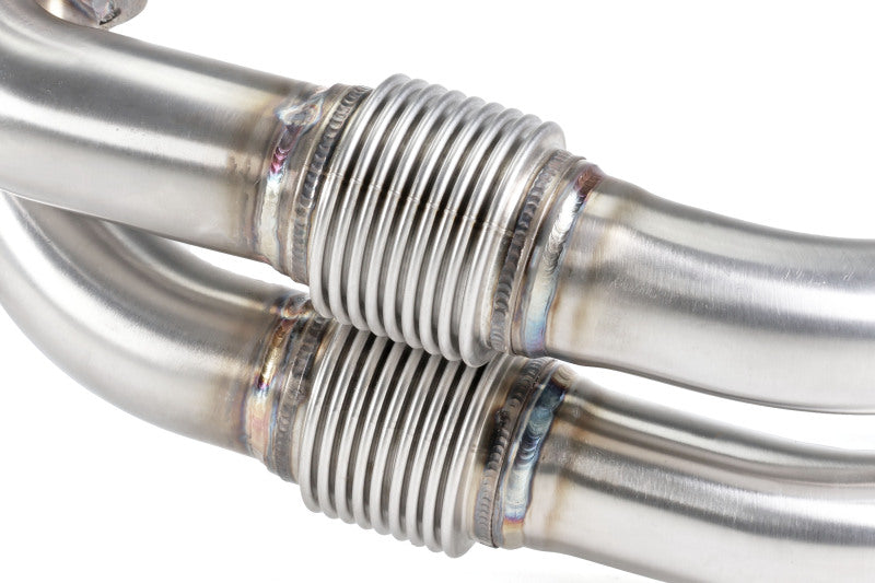 Perrin Performance PSP-EXT-058 - PERPSP-EXT-058 - PERRIN 22-25 Subaru WRX / 20-25 OBXT & LXT / 19-25 Ascent Equal Length Header - Brushed SS - Shipped in Europe - Tuningsupply.com