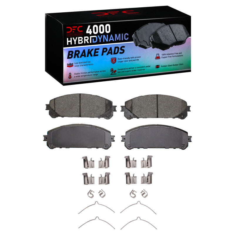 DFC - DFC4000-1324-01 - DFC20-24 Toyota Camry Front 4000 HybriDynamic Brake Pads and Hardware Kit - Shipped in Europe - Tuningsupply.com