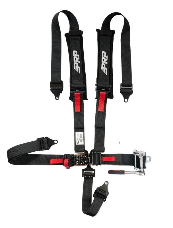 PRP Seats SBH5.2RT - PRPSBH5.2RT - PRP 5.2 Latch and Link Harness Ratchet SFI 16.1- Black - Shipped in Europe - Tuningsupply.com