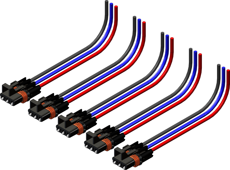 KFI 102505 - KFI102505 - KFI Polaris Wire 3-Pin Harness 5 pk. - Shipped in Europe - Tuningsupply.com