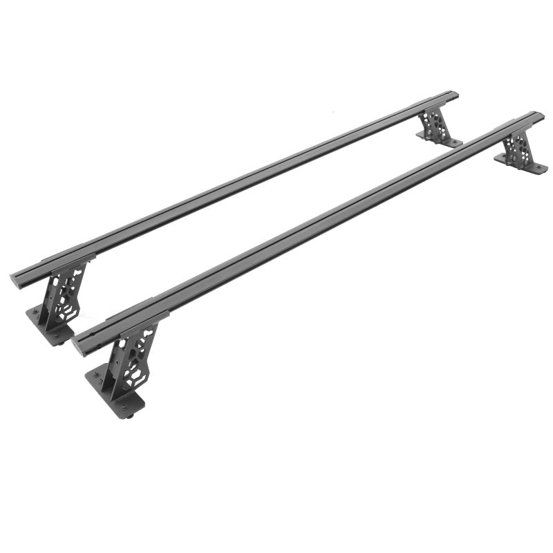 Go Rhino 5935015T - GOR5935015T - Go Rhino 15-22 Ford F-150 / 07-21 Toy. Tundra XRS Cross Bars Kit - Tex Blk (Attch Tonneau Cvr T-Trk) - Shipped in Europe - Tuningsupply.com