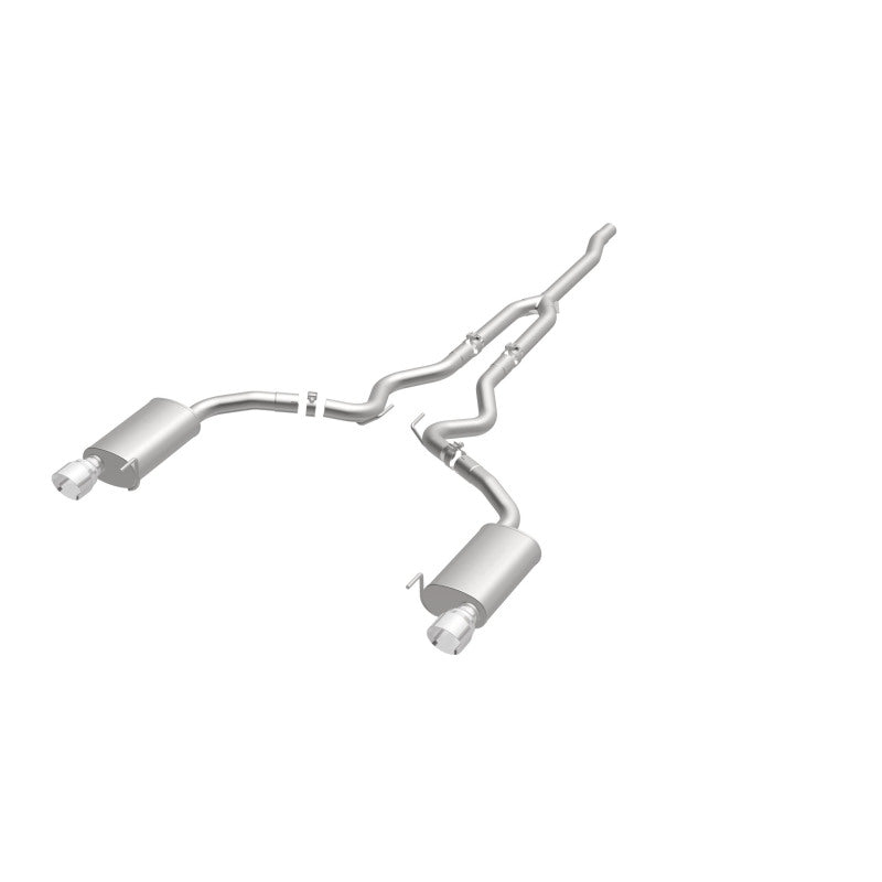 Magnaflow 19097 - MAG19097 - MagnaFlow Cat Back, SS, 2.5in, Street, Dual Split Polished 4.5in Tips 2015 Ford Mustang Ecoboost - Shipped in Europe - Tuningsupply.com