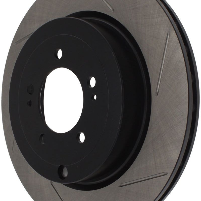 Stoptech 126.46075SL - STO126.46075SL - StopTech Power Slot 08-09 Evo 10 Slotted Left Rear Rotor - Shipped in Europe - Tuningsupply.com